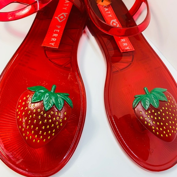 strawberry jelly sandals